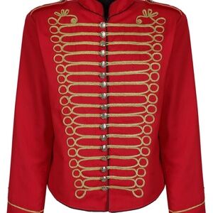 Ro Rox Men's Napoleonic Military Parade Jacket , Sz-XXL